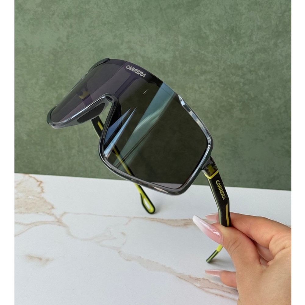 NEW Carrera 4017/S Mask Shield Sunglasses Grey Mirror Lens